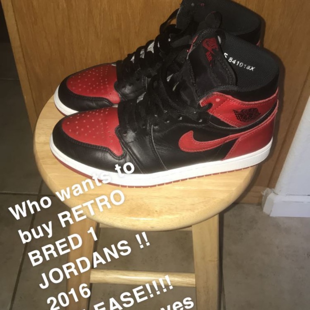 Jordan Retro 1s 2016 Size 7.5 - Picture 3 of 6